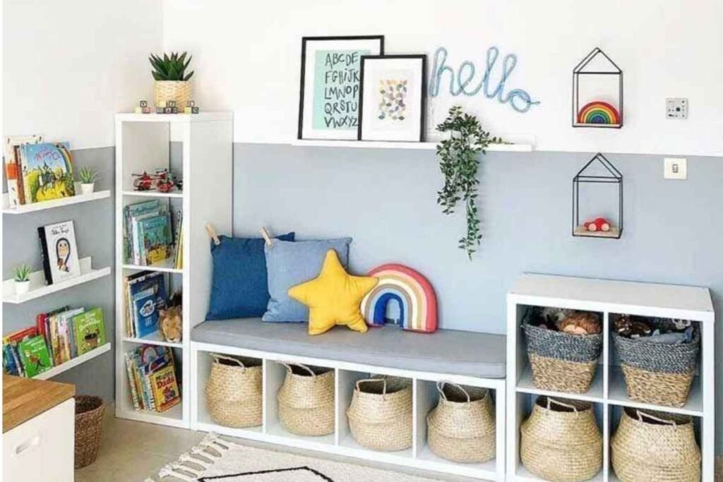 Hidden Toy Storage Play Zone