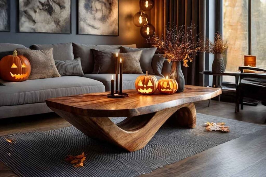 Elegant Halloween Coffee Table