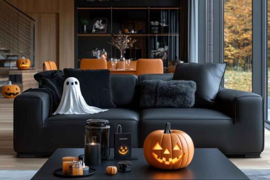 Halloween-Inspired Living Room